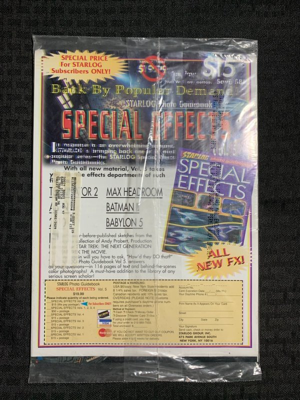 1996 STARLOG Magazine #233 SEALED X-Files / Star Trek / Tim Burton