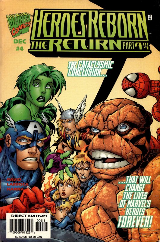 Heroes Reborn: The Return #4 (1997) Human Torch