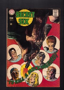 Secret Six #3 - JACK SPARLING ART! (3.0/3.5) 1968