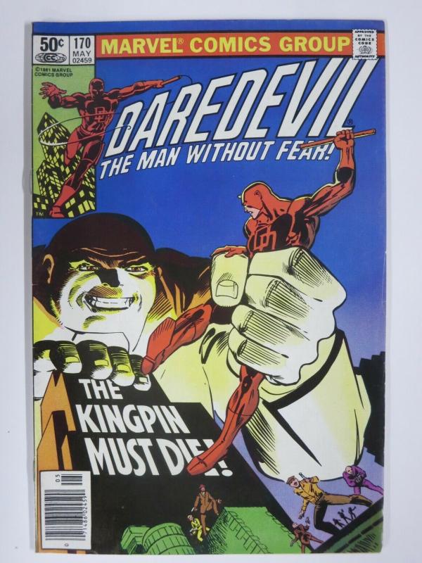 DAREDEVIL 170 VF May 1981 Frank Miller Kingpin