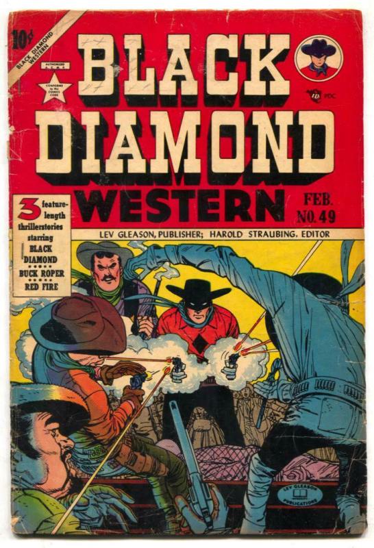 Black Diamond Western #49 1954- golden age reading copy 
