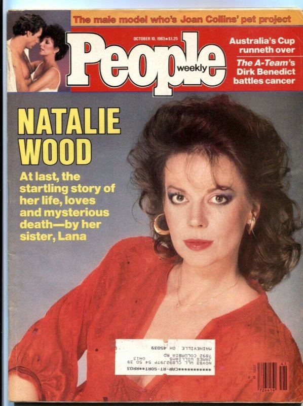 People Weekly 10/13/1983- Natalie Wood- Evel Knievel