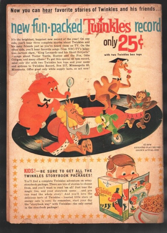 Nancy and Sluggo #182 1961-Dell-Peanuts story -Charles Schultz famous comic s...