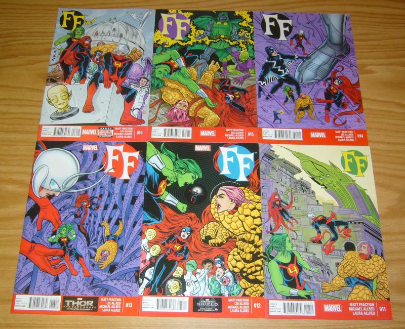 FF v2 #1-16 VF/NM complete series - matt fraction - mike allred - fantastic four