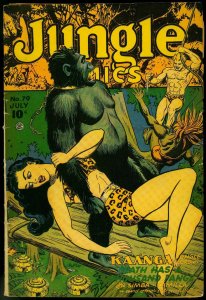 Jungle Comics #79 1946- Good Girl art cover- Origin of Tabu G/VG