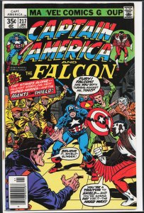 Captain America #217 (1978) Captain America and the Falcon [Key Issue]