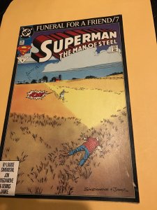 SUPERMAN MAN OF STEEL #21 : DC comics May 1993 Fn+; Funeral for a Friend part 7