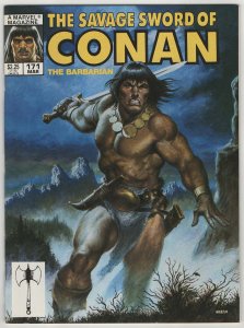 The Savage Sword of Conan #171 Earl Norem Cover Solomon Kane NM-