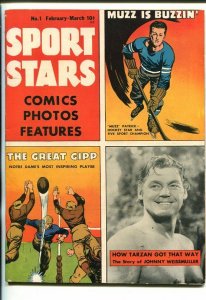 SPORT STARS #1-1946-WEISSMULLER-TATZAN-THE BABE-SOUTHERN STATES PEDIGREE-fn/vf