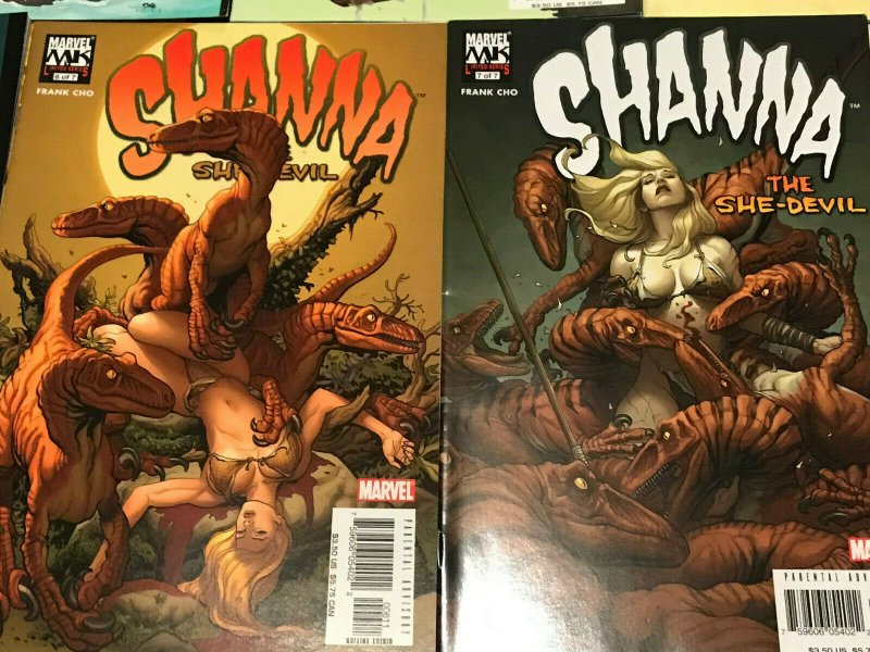 SHANNA THE SHE-DEVIL#1-7 NM LOT 2005 FRANK CHO MARVEL COMICS