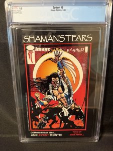 Spawn #9 CGC 9.8 WP NM/MT Image Comics 1993 McFarlane 1st app Angela Medieval v1