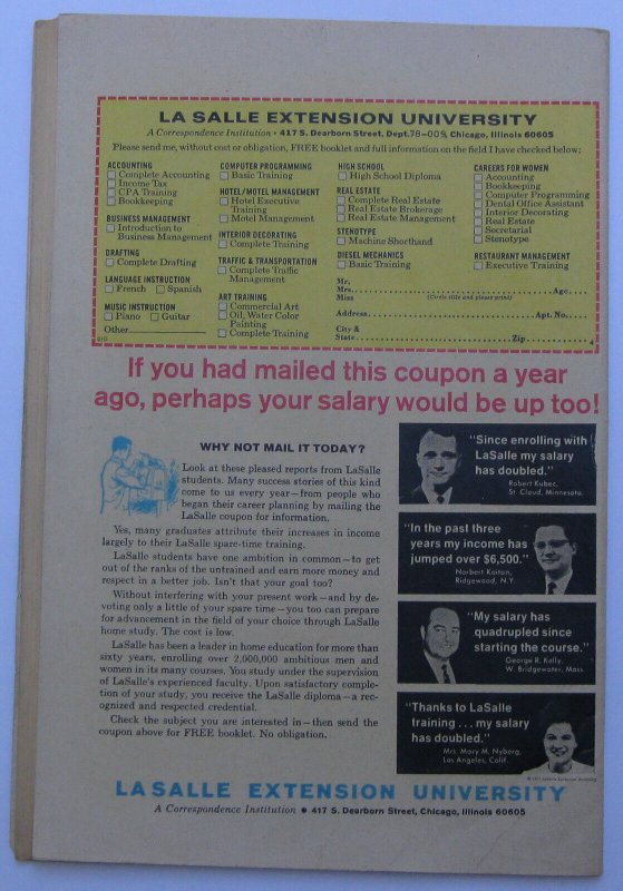 Fantastic Four #125 (Aug 1972, Marvel), G-VG condition (3.0), Last Stan Lee sty