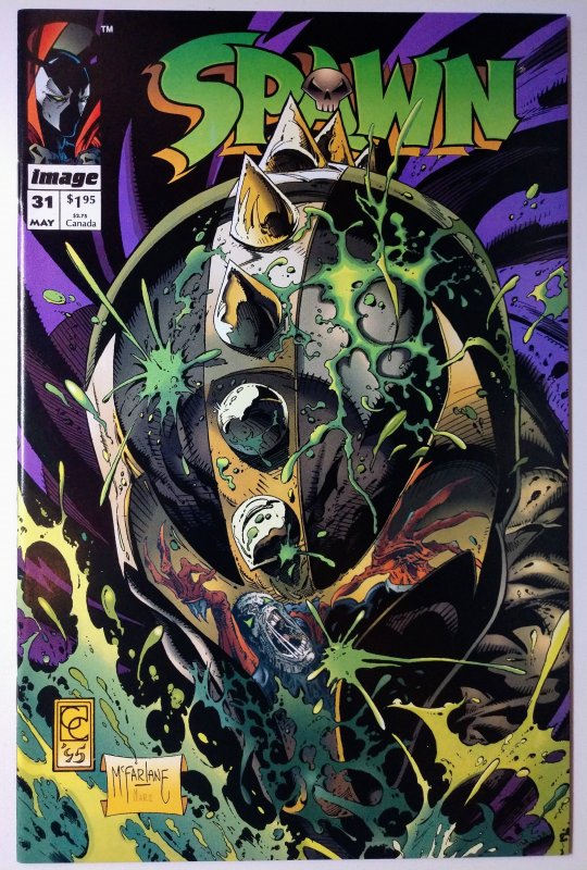 Spawn #31 (9.4, 1995) 1st app of a new Redeemer selected by Heaven