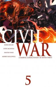 MARK MILLAR CIVIL WAR (2006) #5 1ST PRINT! CAPT AMERICA 3 MOVIE!