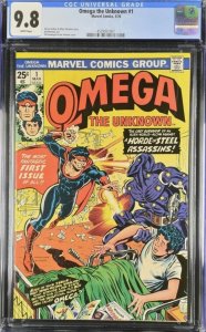 Omega the Unknown #1 CGC 9.8 Marvel Comics 1976