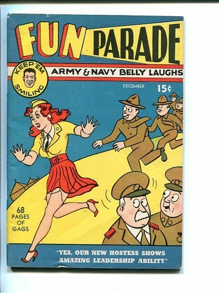 FUN PARADE #1-1941-RARE-HARVEY-HELFANT-WWII ERA-SOUTHERN STATES PEDIGREE-vf