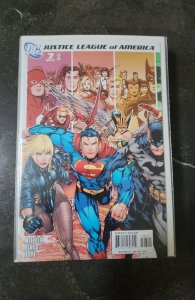 Justice League of America #7 Left Cover (2007)