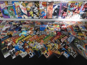 Huge Lot 180+ Comics W/ Spider-Man, Marvels, Daredevil, Cap+ Avg Fine Condition!