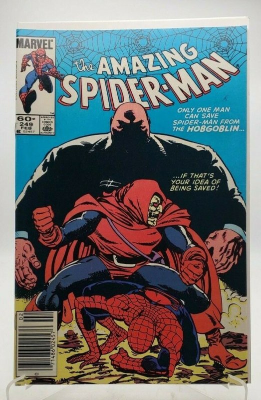 Amazing SPIDER-MAN #249   1984 MARVEL   King Pin and Hobgoblin (John Byrne)  NM- 