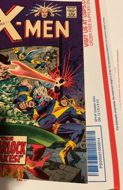 The X-Men #30 (1967)The Warlock wakes -foxxing/