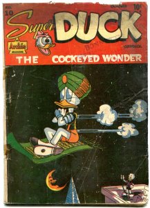 SUPERDUCK #10 1946-ARCHIE COMICS-FLYING CARPET COVER G