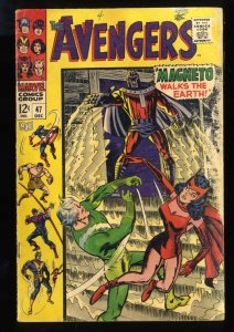 Avengers #47 GD- 1.8 1st Appearance Dane Whitman Black Knight!