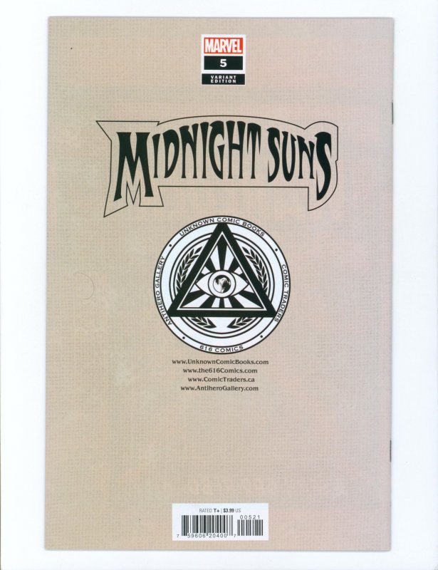Midnight Suns #5 David Nakayama Virgin Cover (2023)