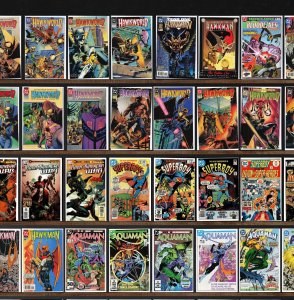 Huge Lot 150+ Comics with Hawkman, Hawkworld, Aquaman, Tarzan, Superboy & More!