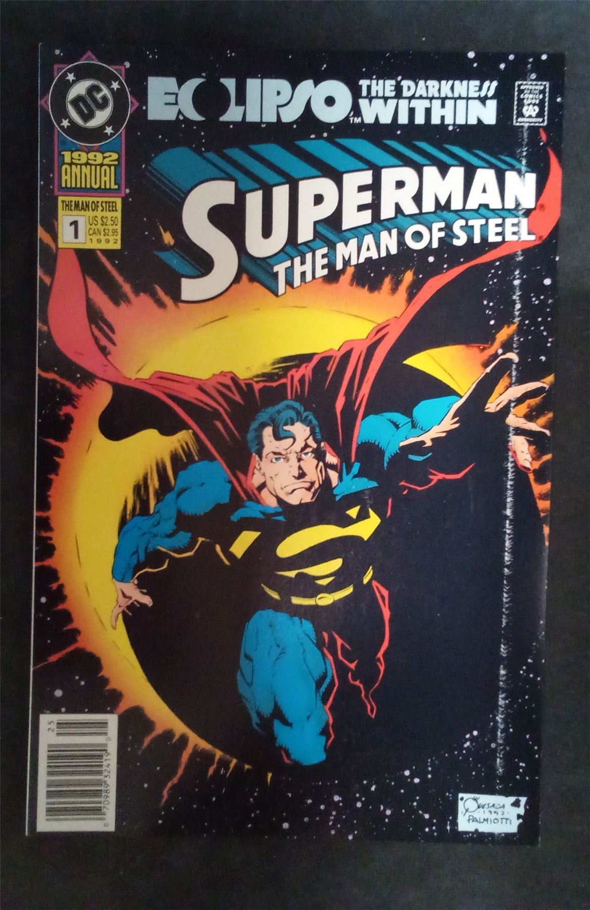 The man of steel comic books issue 1