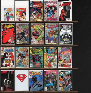 Huge Lot 130+ Comics with The Spectacular Spider-Man, Captain America & More!