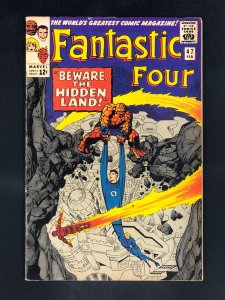 Fantastic Four #47 (1966) FN- 1st Mention of Galactus in a Teaser for FF #48