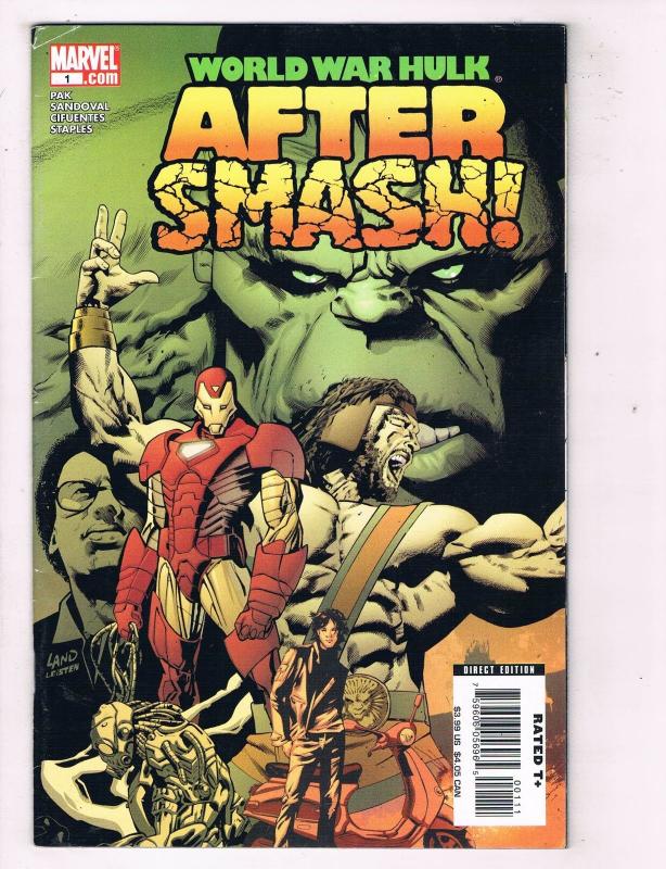 World War Hulk Aftersmash (2007) #1 Marvel Comic Book Iron Man Greg Pak HH3