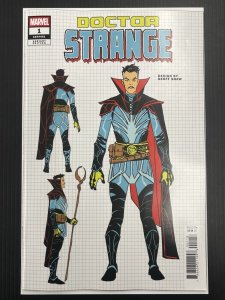 DOCTOR STRANGE #1 1:10 GEOFF SHAW DESIGN Var MARVEL 2025 NM+ IN-HAND PROSHIPPER