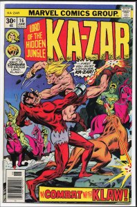 Ka-Zar #16 (1976) Ka-Zar
