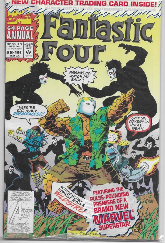 Fantastic Four   vol. 1  Annual   #26 (unsealed) VF