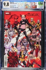 MAGIK #8 CGC 9.8 ? 1:25 RUSSELL DAUTERMAN VARIANT CUSTOM X-MEN LABEL