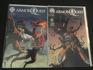 ARMOR QUEST #1, 2 VFNM Condition