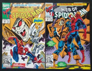 Web of Spider-Man #93 94 Hobgoblin Reborn Howard Mackie 1992 Marvel FN/VF