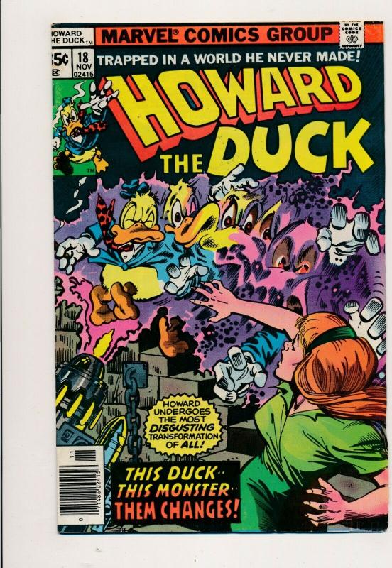 MARVEL LOT of 6-HOWARD THE DUCK #15-16,18,20-22 1976/'77 GOOD/VERY GOOD (PJ88) 