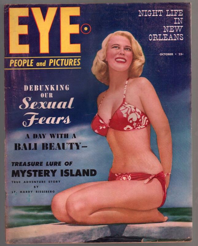 Eye #8 10/1950-Atlas-Barbara Freking-Gina Lollobrigida-Irving Klaw-VG