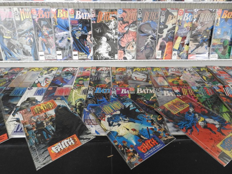 Huge Lot of 160+ Comics W/ Batman, Robin, Detective Comics+ Avg VF Condition!