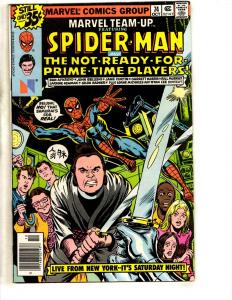 10 Marvel Team-Up Comic Books # 60 62 66 67 69 72 74 75 76 79 Spider-Man CR58