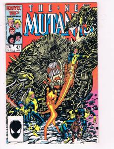 The New Mutants #47 VF Marvel Comics Comic Book X Men Jan 1987 DE24