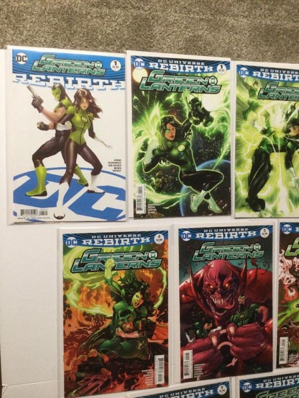 Green Lanterns Rebirth 1 1 2 3 4 5 6 7 9 11 12 13 14 Variant Set Nm Near Mint IK