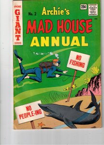 Archie's Madhouse Annual #2 (1964) FN/VF very early Rare 2nd Archie Gian...