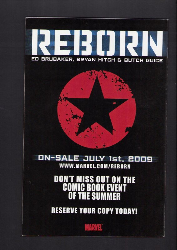 Captain America #600 - SIGNED BY MARK WAID & LUKE ROSS! (7.5) 2009