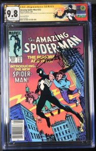 Amazing Spider-Man (1984) #252 (CGC 9.8)Signed Shooter & Frenz Newsstand Edition