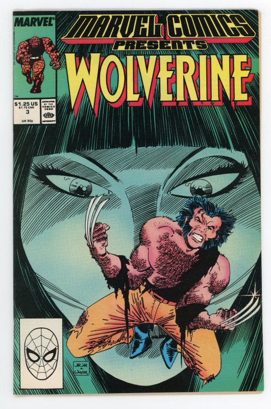 Marvel Comics Presents #3 Chris Claremont Wolverine NM-