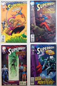 Superboy Lot of 4 #31, 39, 40, 56 (1996) DC Comics 1st Print Comic Books