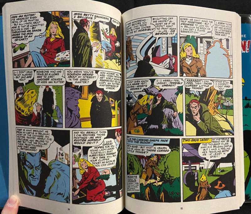 ADVENTURES INTO THE UNKNOWN HARDCOVER VF/NM REPRINTS PRE CODE HORROR IN COLOR